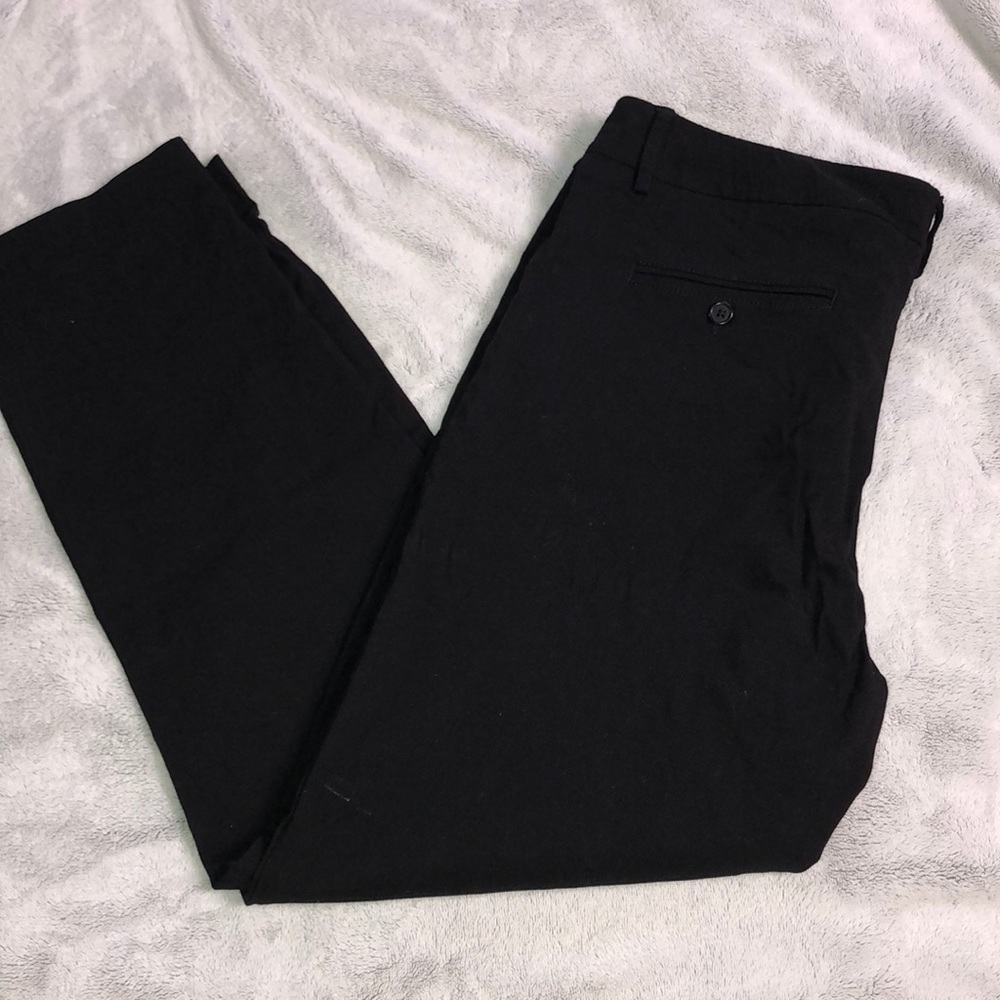 Black ankle cut dress pants size 10